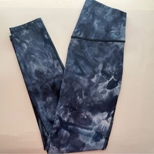 Gymshark Elevate Leggings in Lakeside Blue Spray Dye